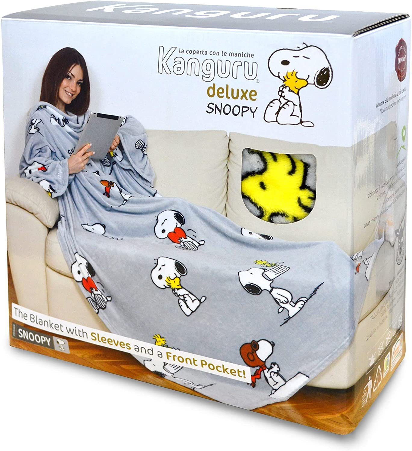 Hoodie Kinderdecke Kanguru Snoopy Premium,