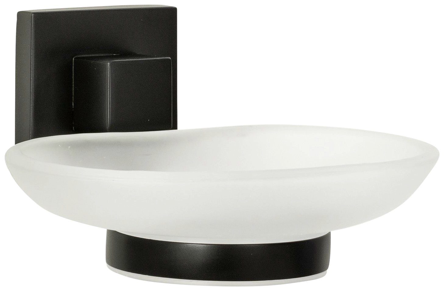 FACKELMANN Seifenhalter Ablageschale New York, Breite: 13 cm, Wandmontage