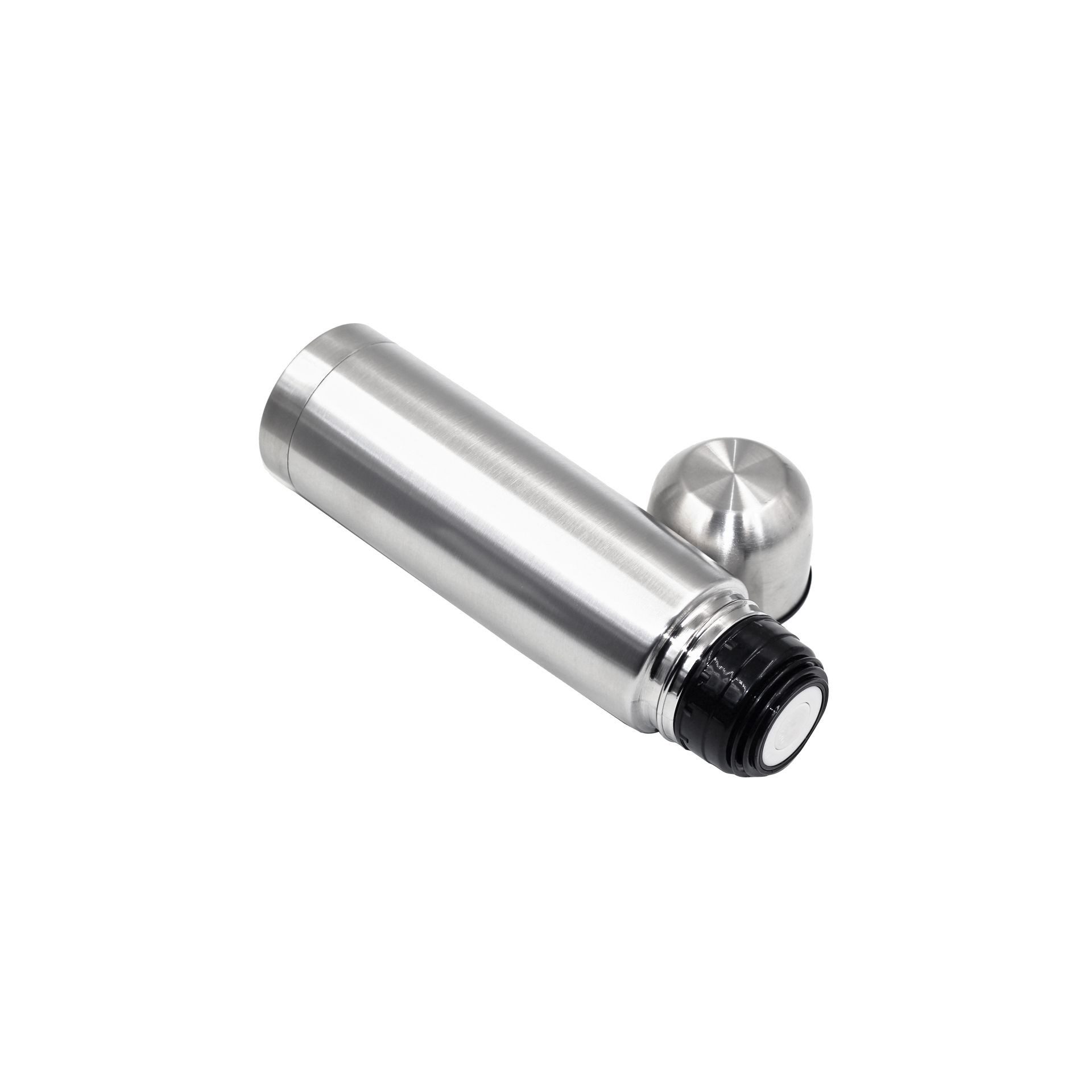 BasicNature Thermoflasche, Isolierflasche 1 Liter, mit persönlicher Wunschgravur