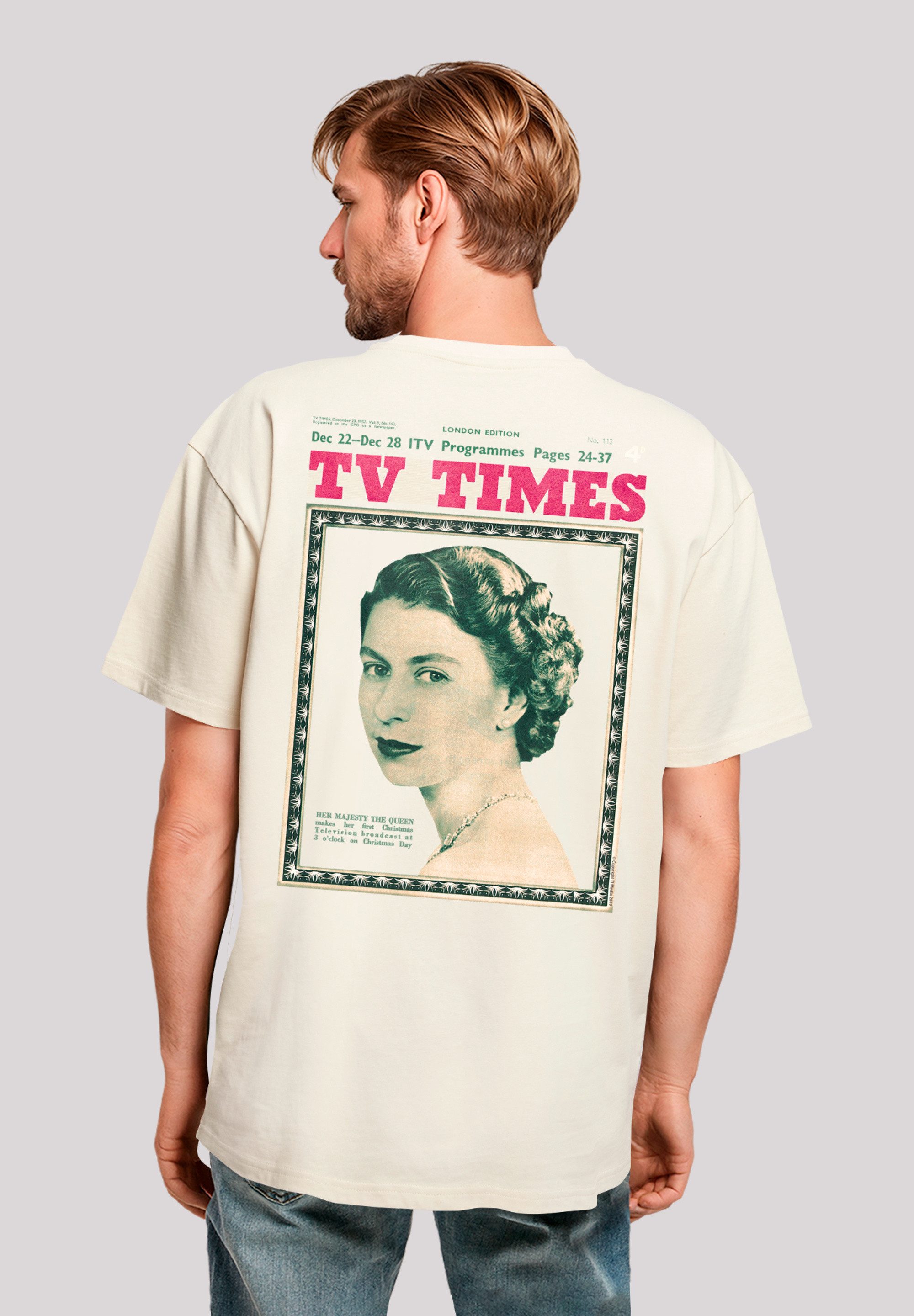 F4NT4STIC T-Shirt TV Times Queen Elizabeth II 1957 Cover Premium Qualität