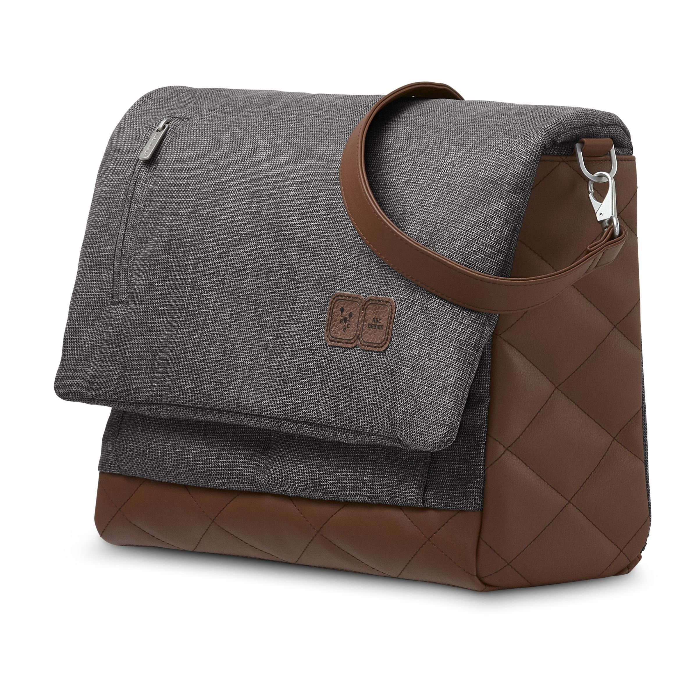 ABC Design Wickeltasche Wickeltasche ABC Design Windeltasche mit Wickelunterlage, mehrere Fächer für Utensilien, isolierter Flaschenhalter, verstellbarer Schultergurt