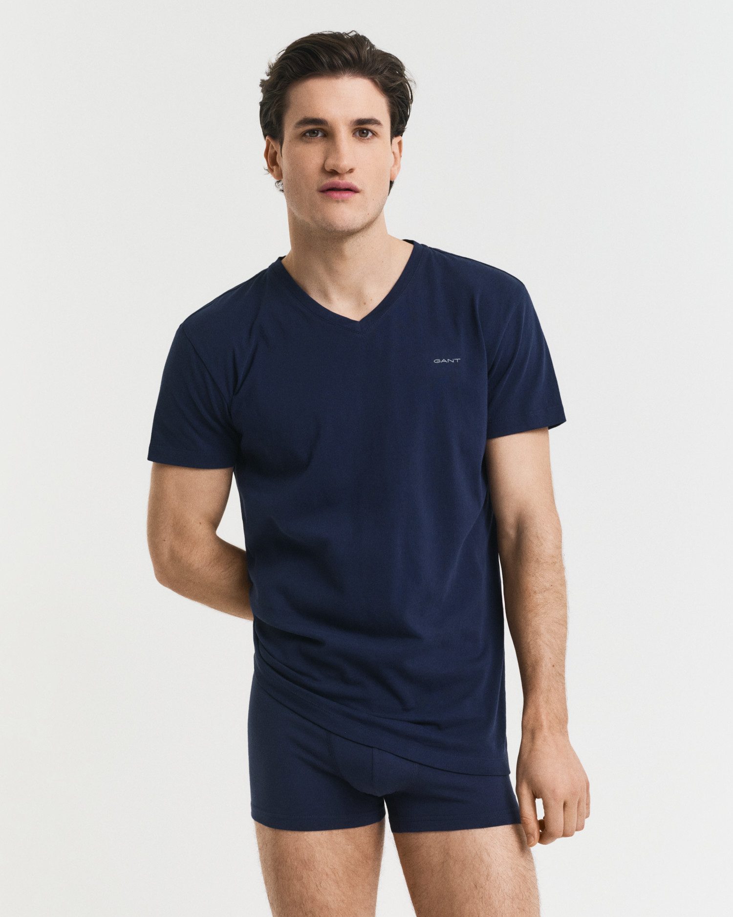Gant Kurzarmshirt V-NECK T-SHIRT 2-PACK Mit günstig online kaufen