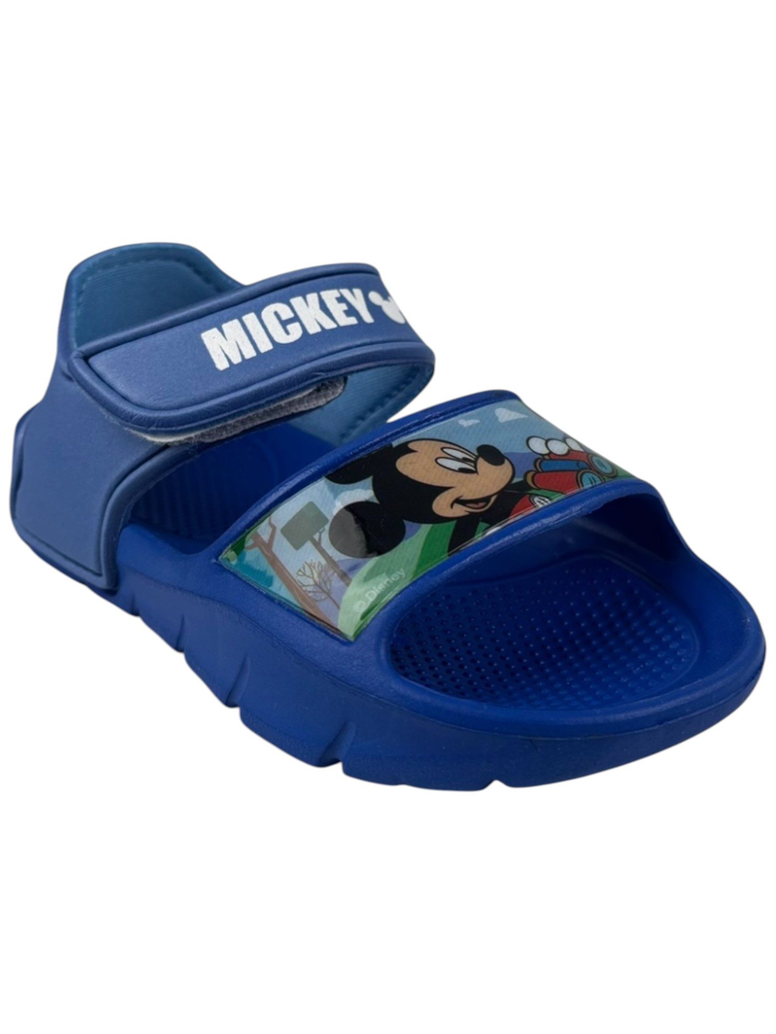 Disney Mickey Mouse Mickey Maus Sandale (2-tlg) Jungen Strandschuhe mit Klettverschluss Gr. 24 - 31