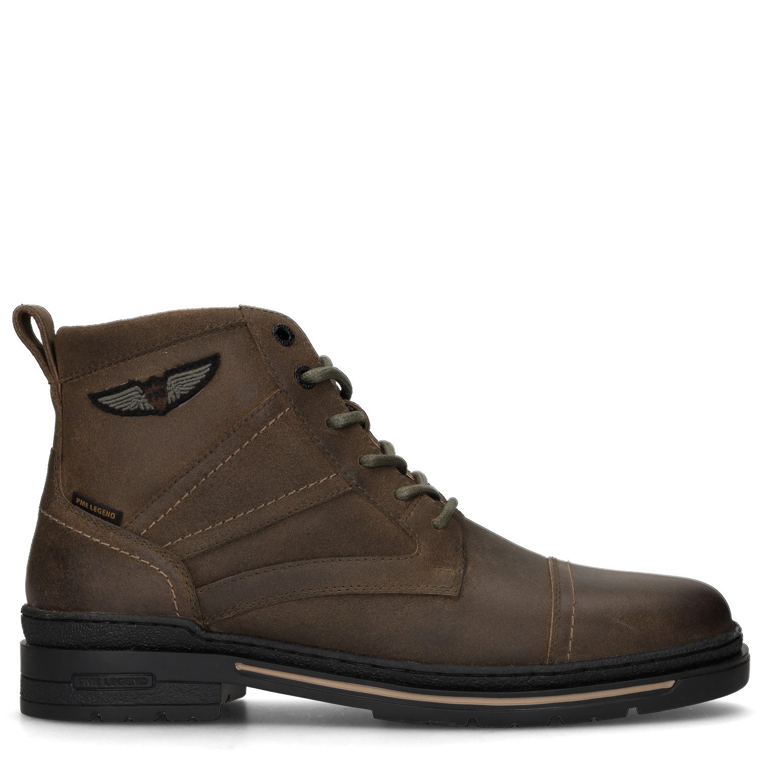 PME LEGEND TARMAC Schnürstiefelette Schnürboots, Workerboots mit Anziehlasche und Reißverschluss – Bild 4 von 5