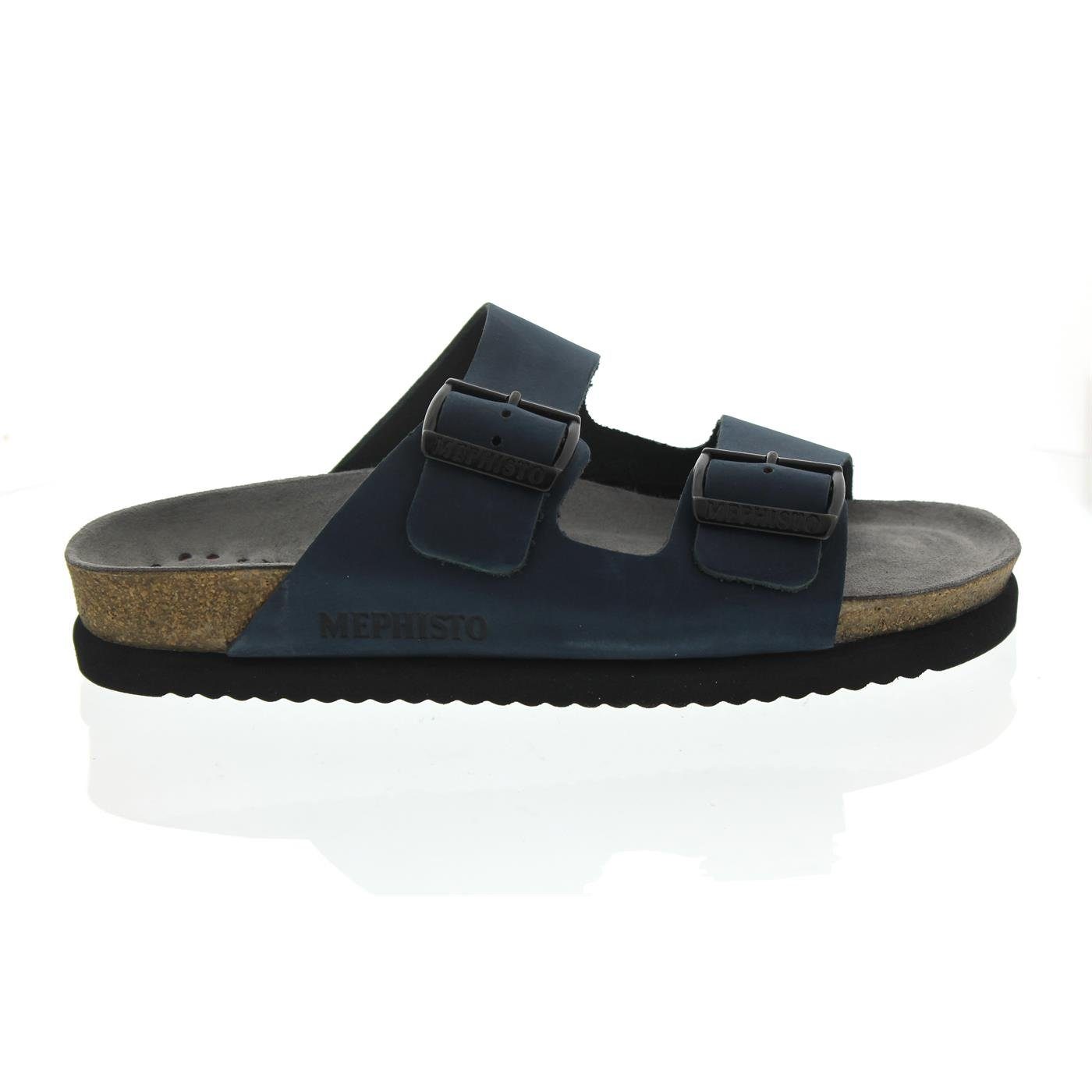 Mephisto Mephisto Nerio, Herrenpantolette, Sandalbuck 6045, Navy N 1175 Pantolette