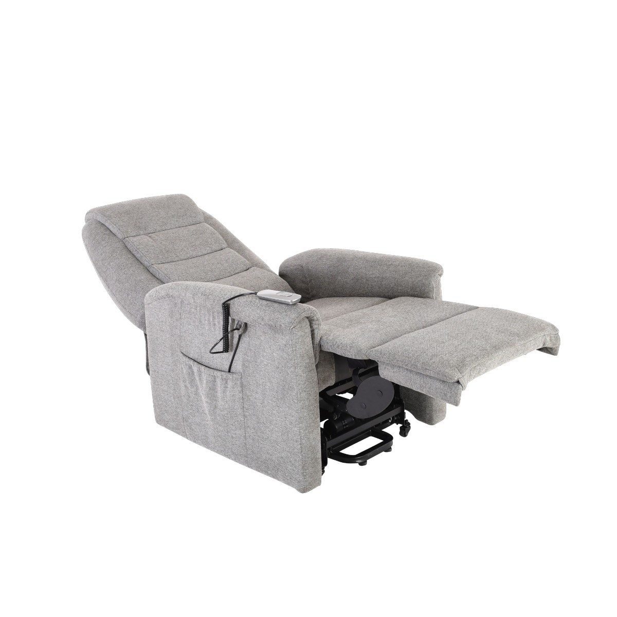 zu grau Geeginget Aufstehhilfe, TV-Sessel louming Kg 150 motorische Memmingen, bis motorische für Relaxfunktion, Körpergewicht ein