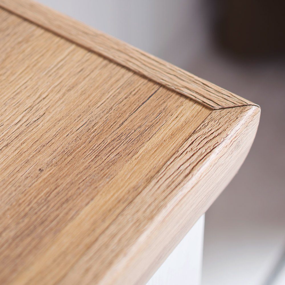 Lomadox Lowboard BRASILIA-05, Pinie Aurelio & Grandson Oak. Nb. mit Kabeldurchlass - 158/63/52cm