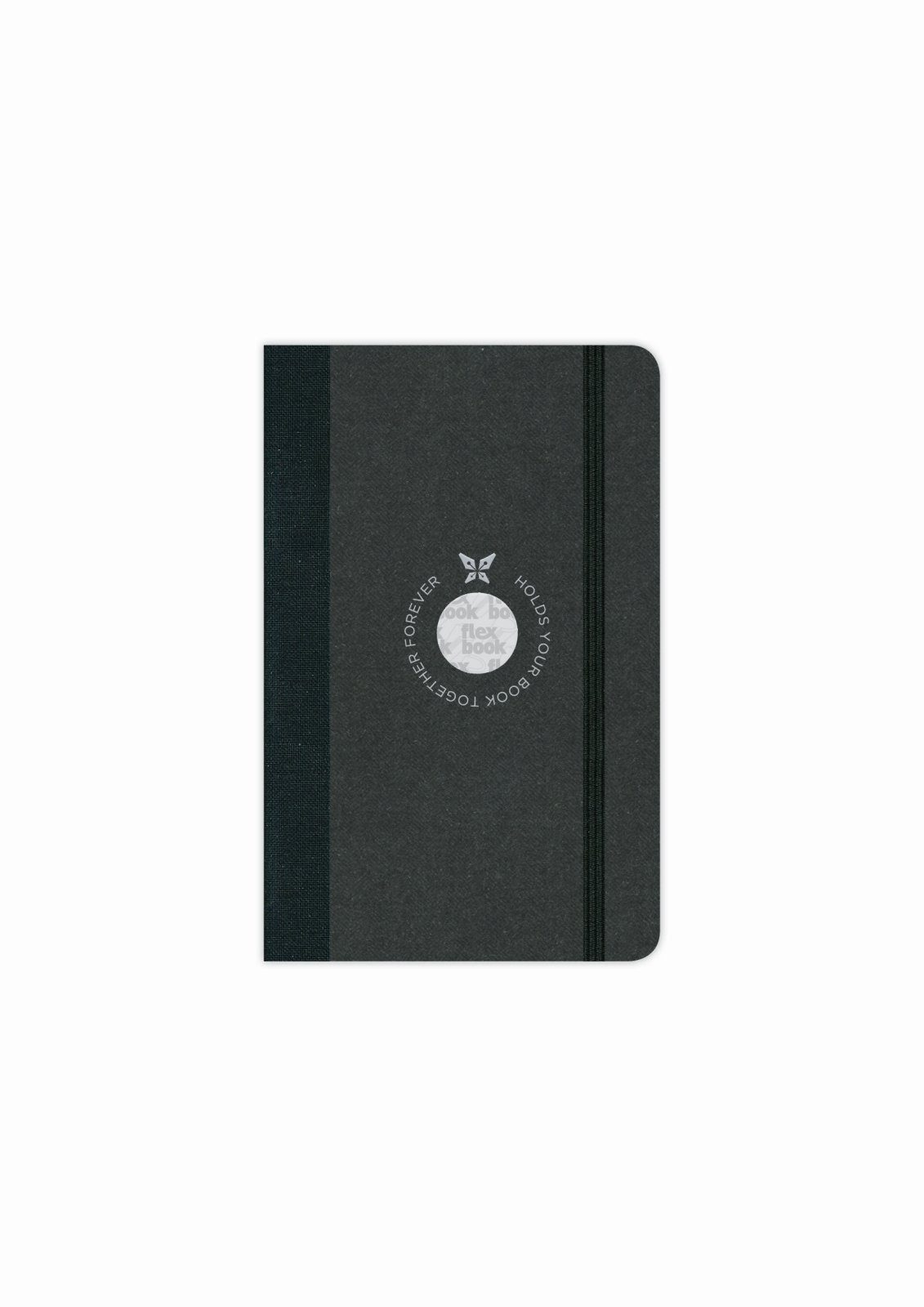 Flexbook Notizbuch Flexbook blanko/linierte Notizbuch Elastikband 9 Seiten Globel / Schwarz 14 * cm verschied Liniert 