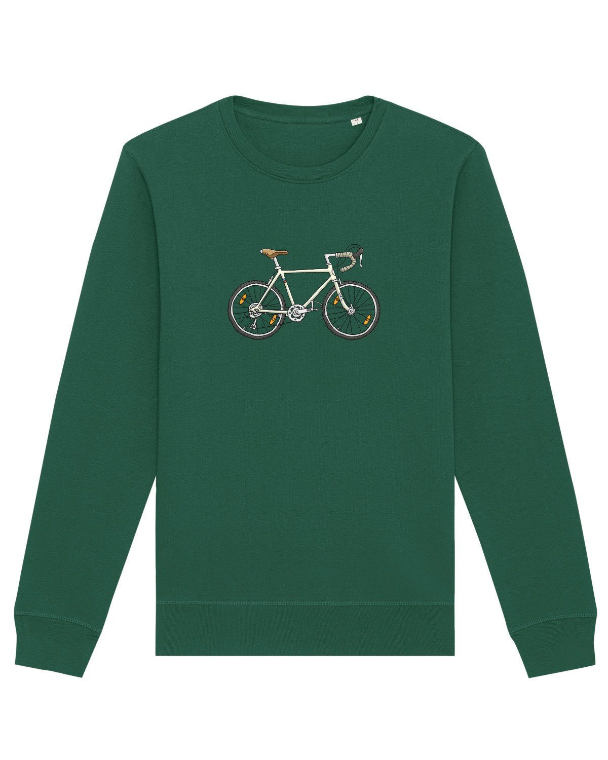 wat? Apparel Sweatshirt Doodle bike (1-tlg) flaschengrün