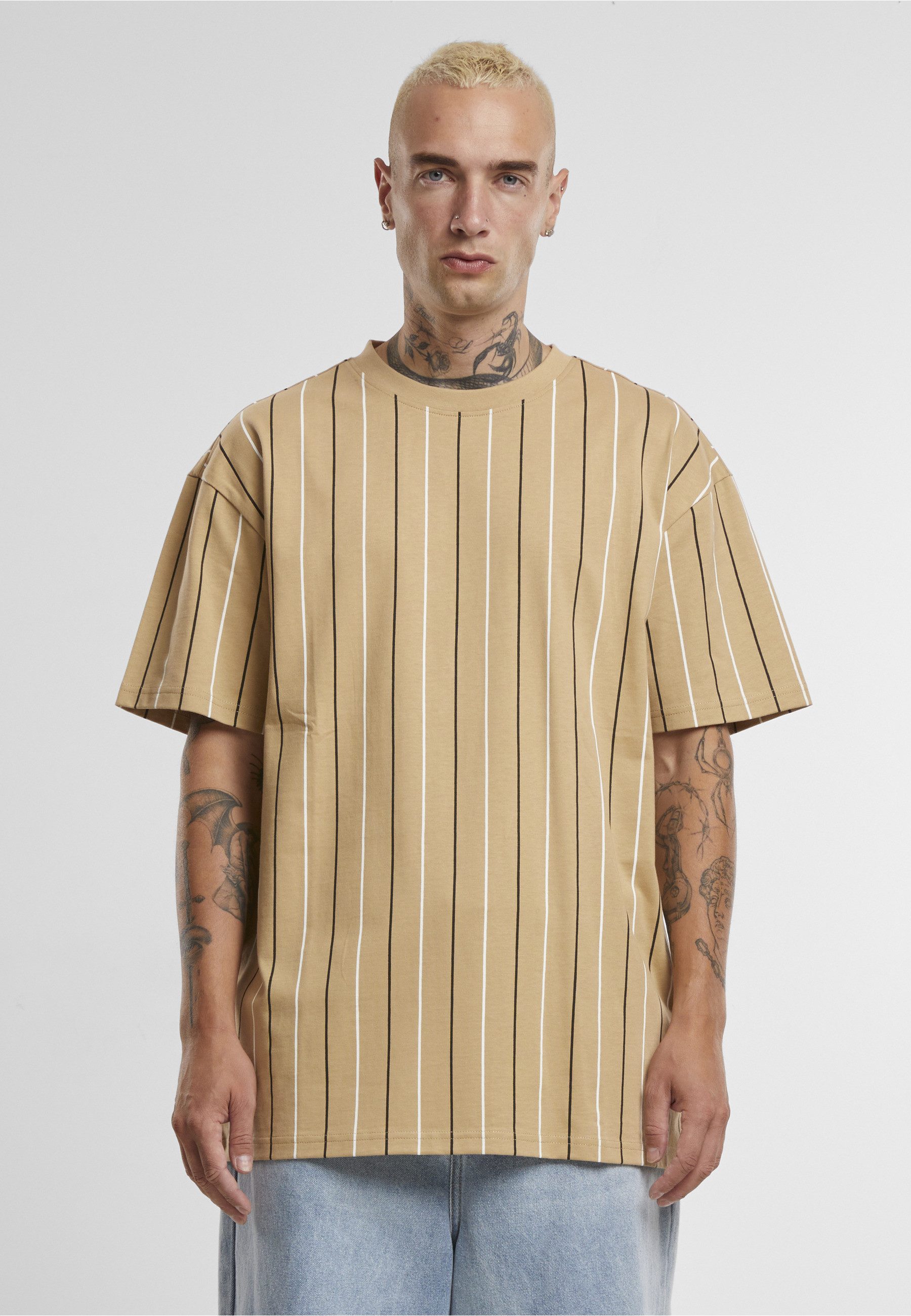 URBAN CLASSICS T-Shirt Urban Classics Printed Pinstripe Tee (1-tlg) – Bild 5 von 5
