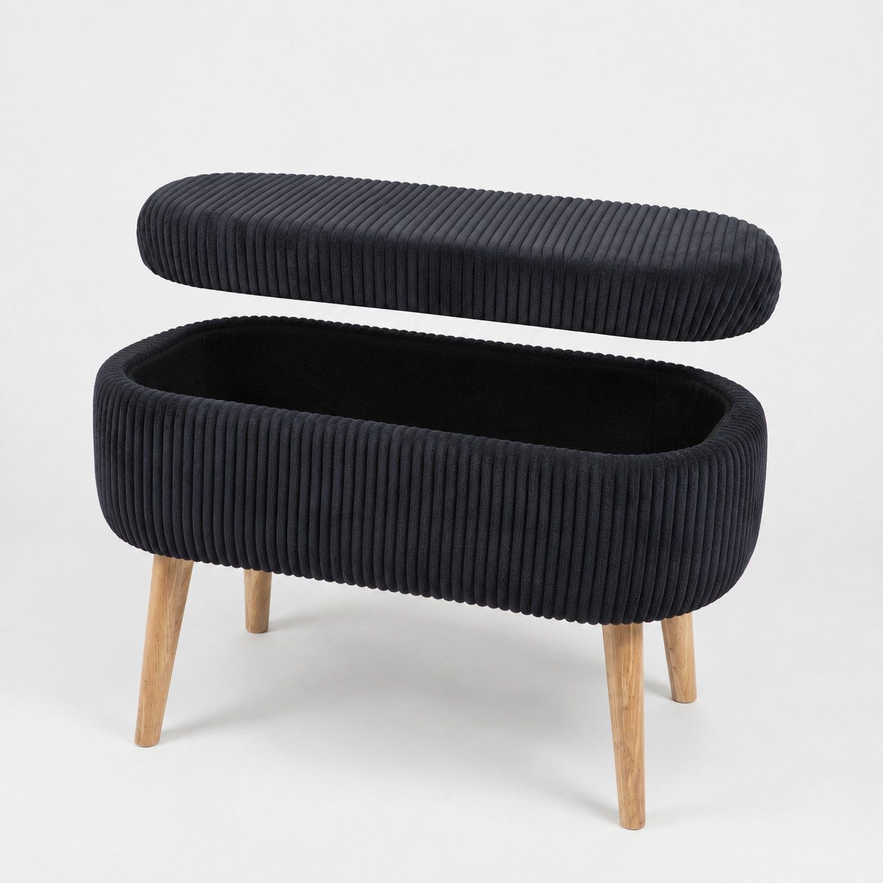Skye Decor Pouf Mini Oslo (1-St), Kompakter Polsterhocker, mit Stauraum