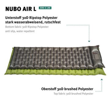 Wechsel Luftbett Trekking Isomatte Nubo Air L Luftbett, Ultra Leicht Pumpe Baumwolle 0,9kg