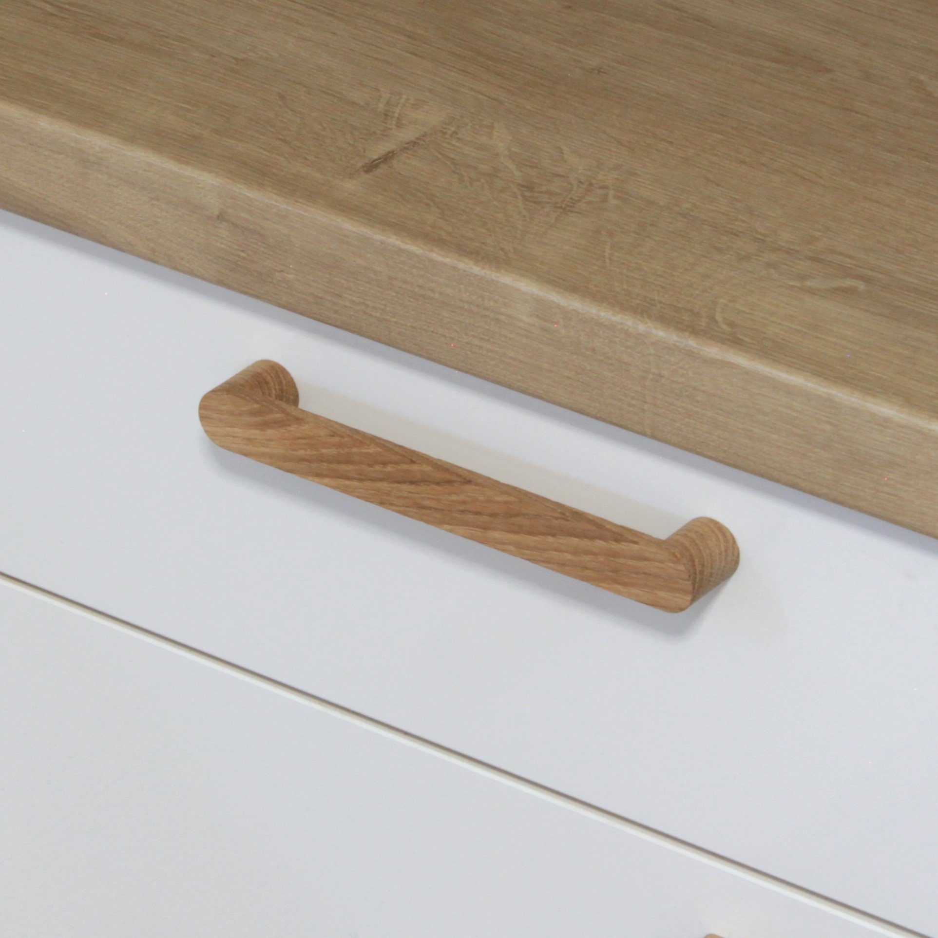 ekengriep Мебельgriff 258, Holzgriff aus Eiche für Küche, IKEA Schrank, Schublade usw.