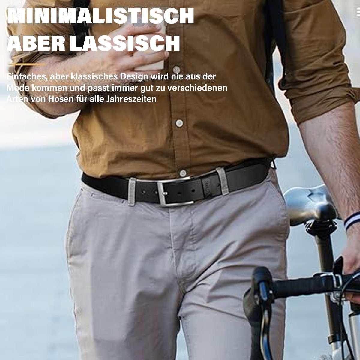 Solide Gürtel,für Jormftte Schwarz2 für Gürtel Männer,Metallschnalle Gürtelriemen Jeans Durable