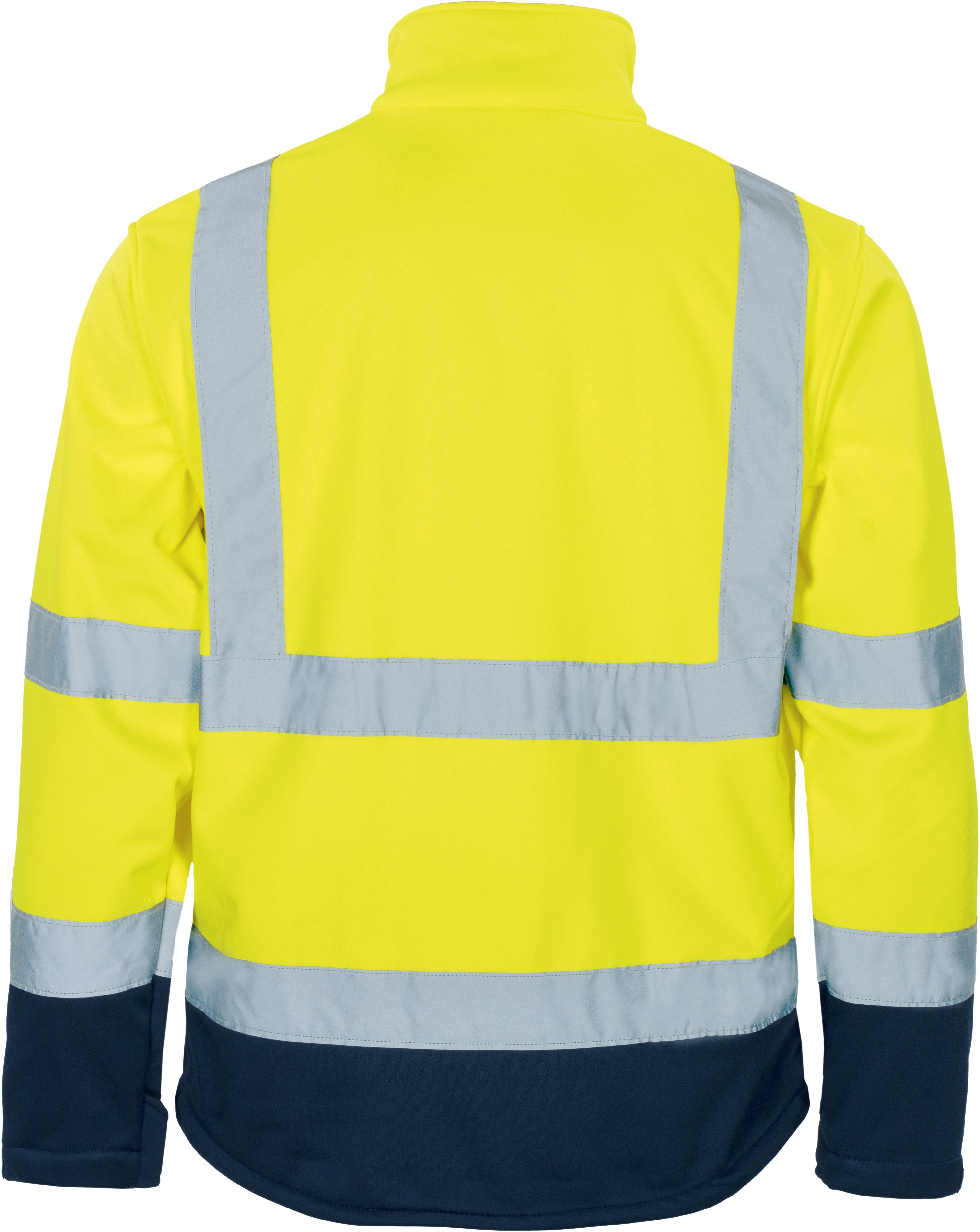 vizwell Softshelljacke Warnschutz Sicherheitsjacke orange gelb günstig online kaufen