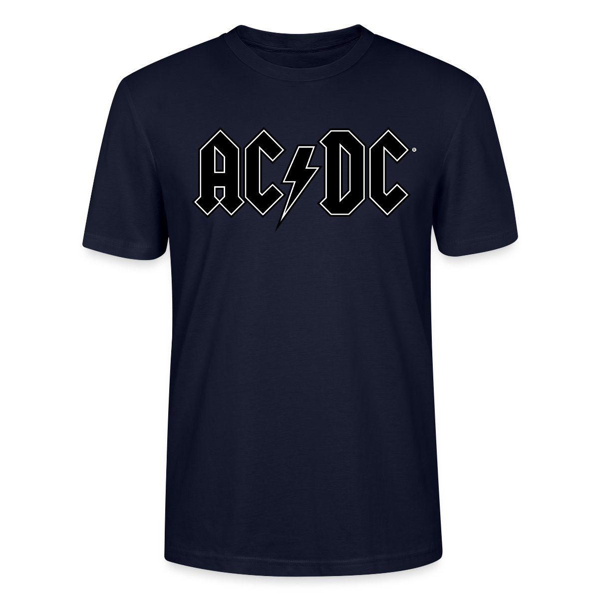 Spreadshirt T-Shirt AC/DC Schwarzes Logo Mit günstig online kaufen