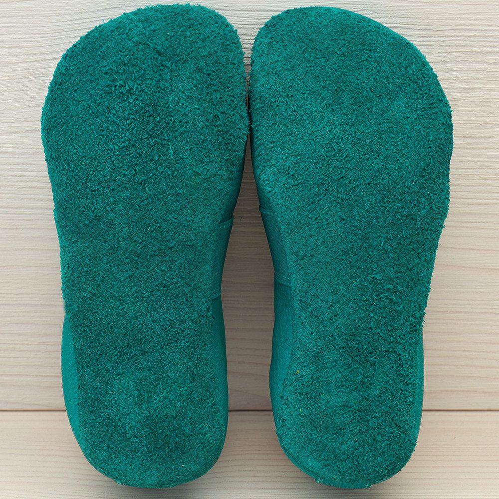 POLOLO Unisex Kinderschuhe, Haus- und Barfußschuh Naturleder