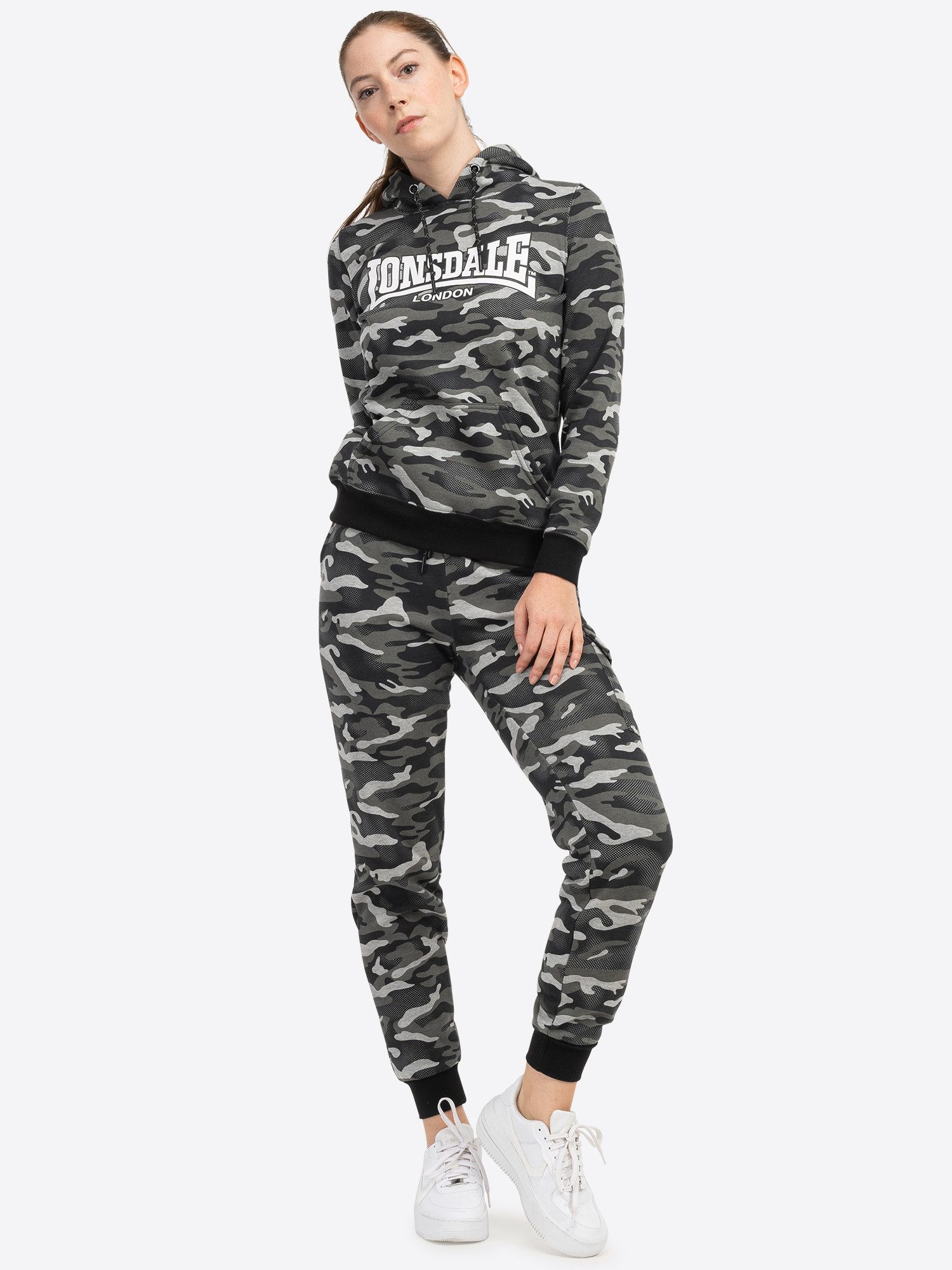 Lonsdale Kapuzensweatshirt CLOUGH