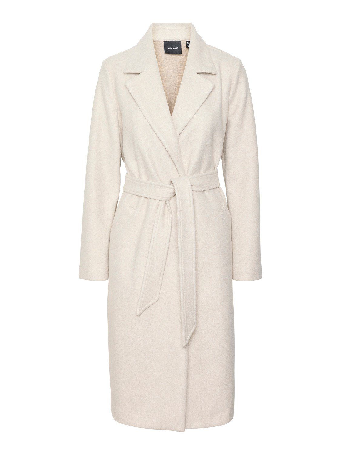 Vero Moda Langmantel VERO MODA Damen langer Mantel - VmFortuneaya Bindegürt günstig online kaufen