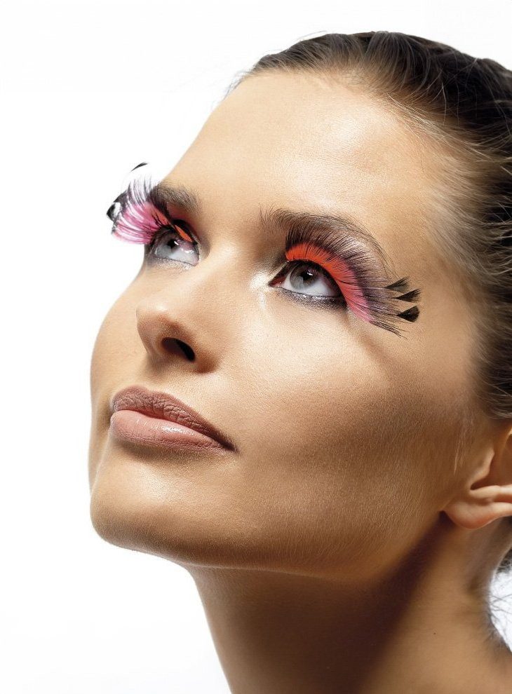 Bandwimpern Falsche Wimpern Pink Paradise