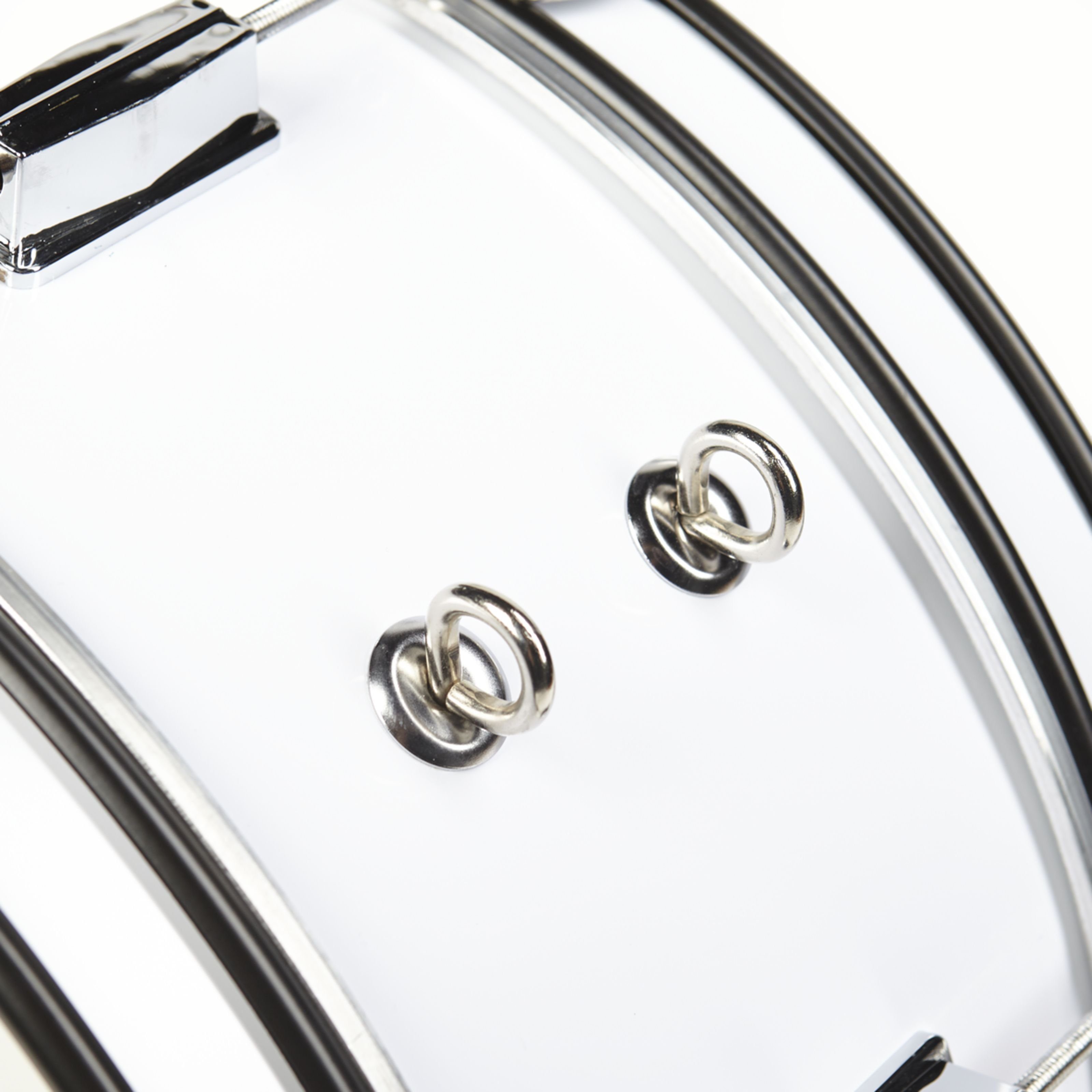 FAME Bass Drum,Junior Marching Bass Drum 16"x7" Weiß Leichte Kinder Trommel Inklusive Gurt Schlägel Stimmschlüssel Ideal für Karnevalszüge Musikvereine Schulen Ab 5 Jahren, Marching, Bass Drums, Junior Marching Bass Drum, Kinder Trommel, Karnevalszüge