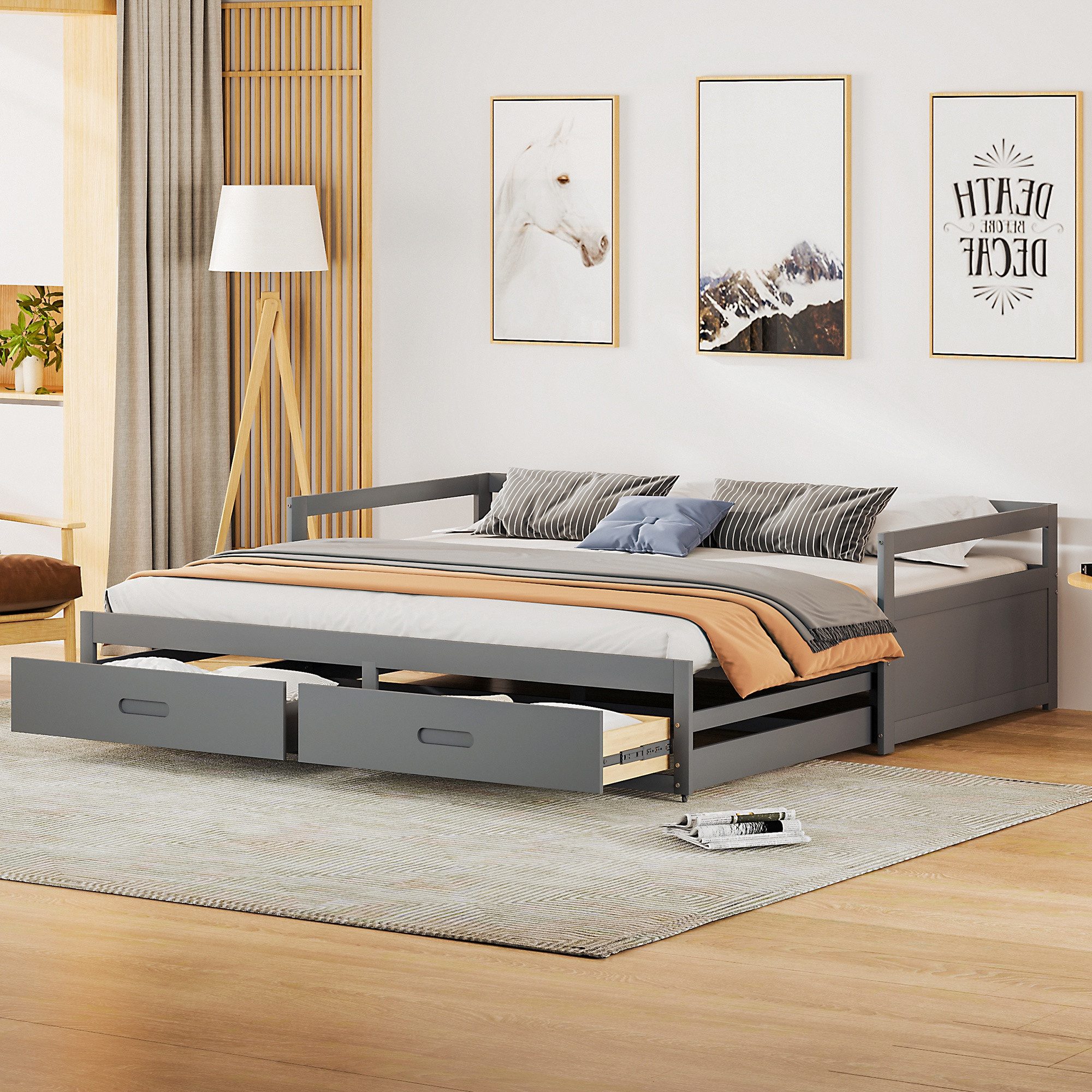 HAUSS SPOLE Schlafsofa Ausziehbares Schlafsofa 90/180 günstig online kaufen