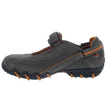 Allrounder by Mephisto Niro Sneaker, Klettverschluss, Graphite, C. Suede 59/ 3D Mesh 59 Klettschuh