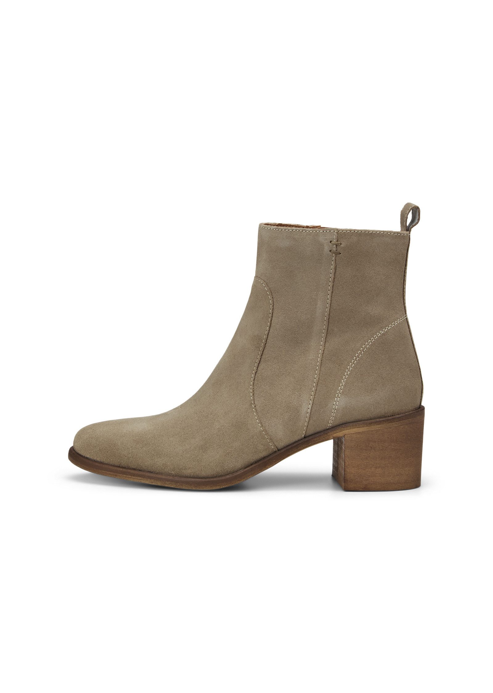 Marc O'Polo aus weichem Veloursleder Stiefelette