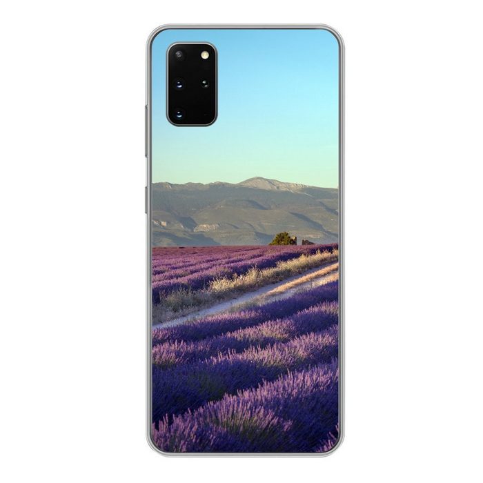 MuchoWow Handyhülle Blühende Lavendelfelder auf der Hochebene von Valensole in Phone Case Handyhülle Samsung Galaxy S20 Plus Silikon Schutzhülle