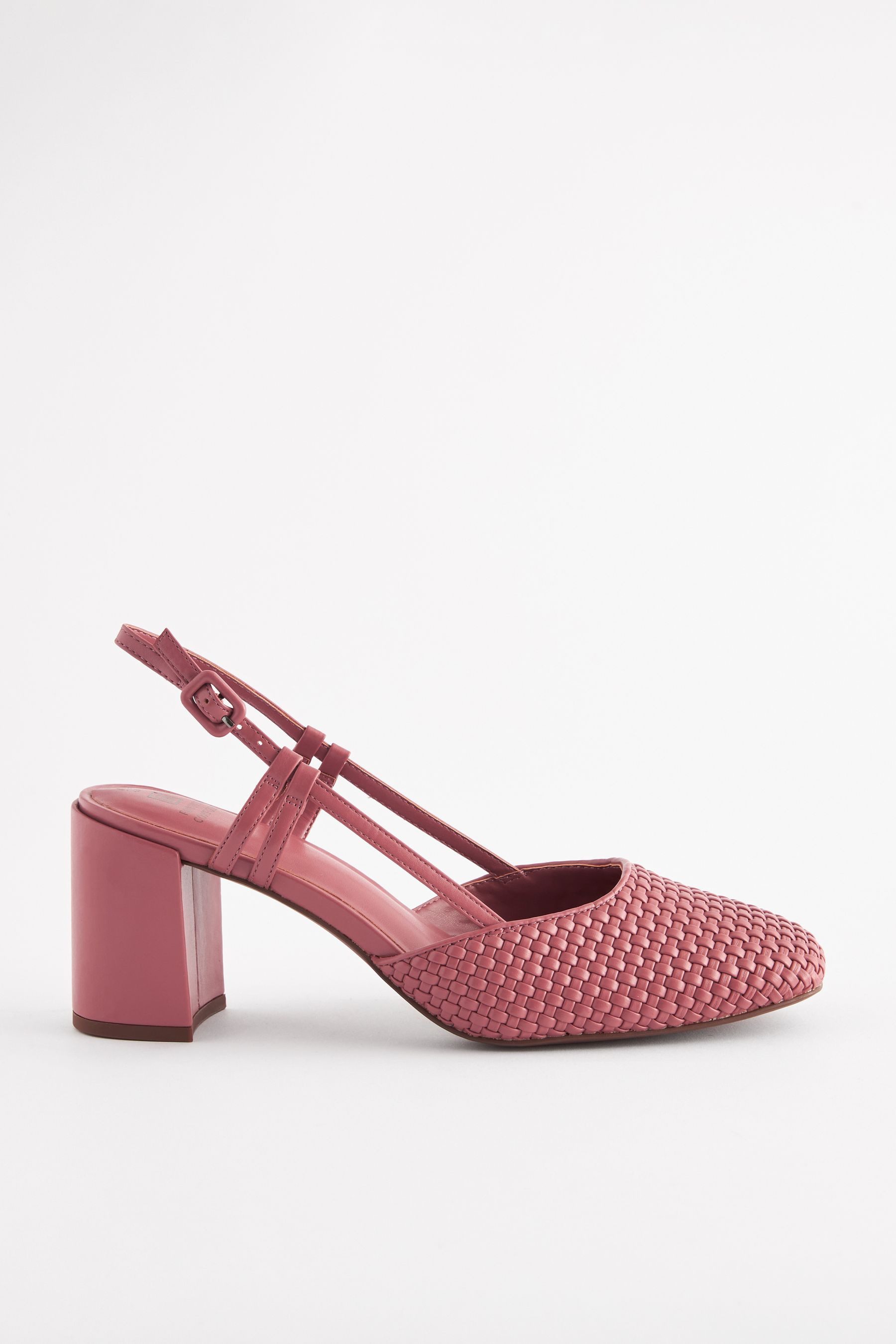 Forever Comfort® eckige Slingbacks mit Blockabsatz Slingpumps