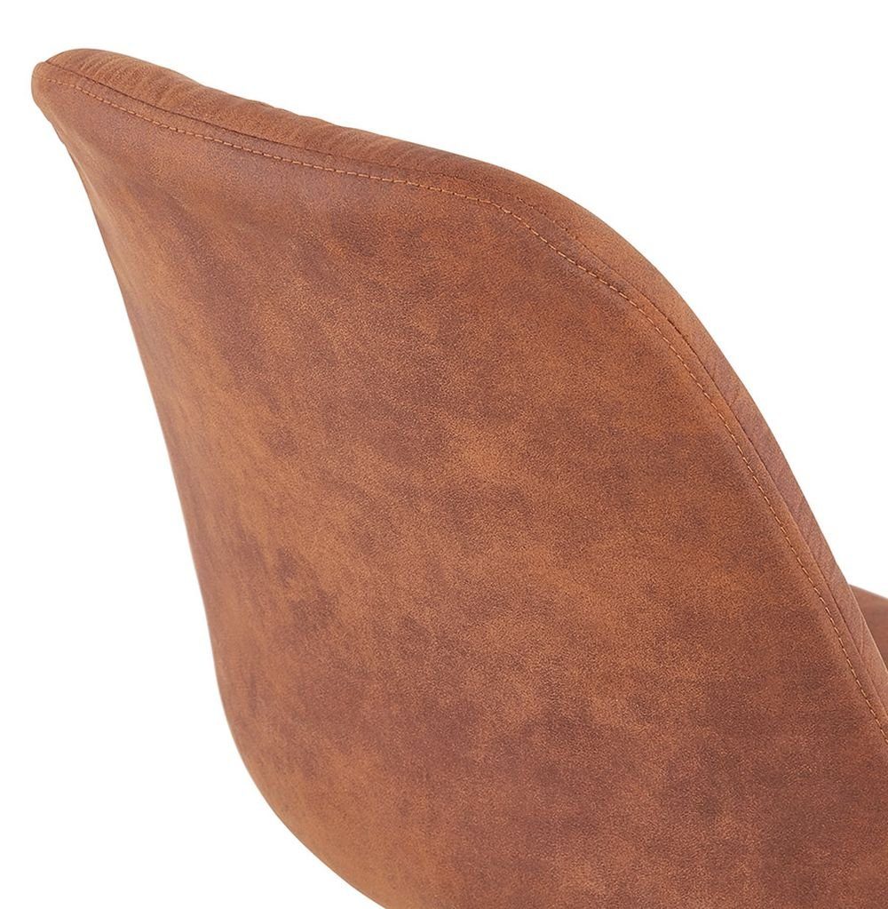 Bronze Stuhl Esszimmerstuhl Braun KADIMA x 48 AURORA DESIGN Textile (brown,natural)