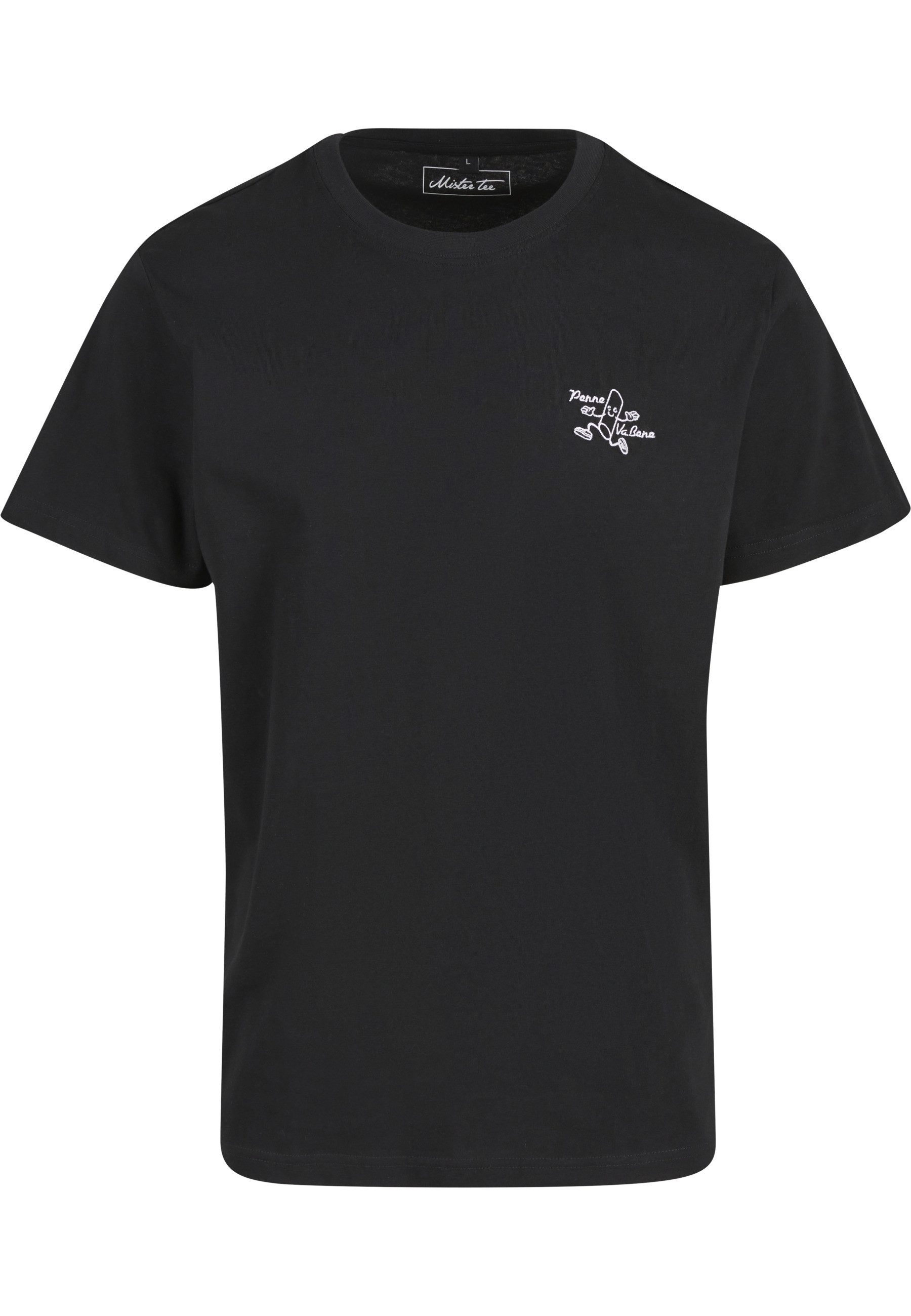 MisterTee T-Shirt MisterTee Herren Penne Va Bene Tee EMB (1-tlg)