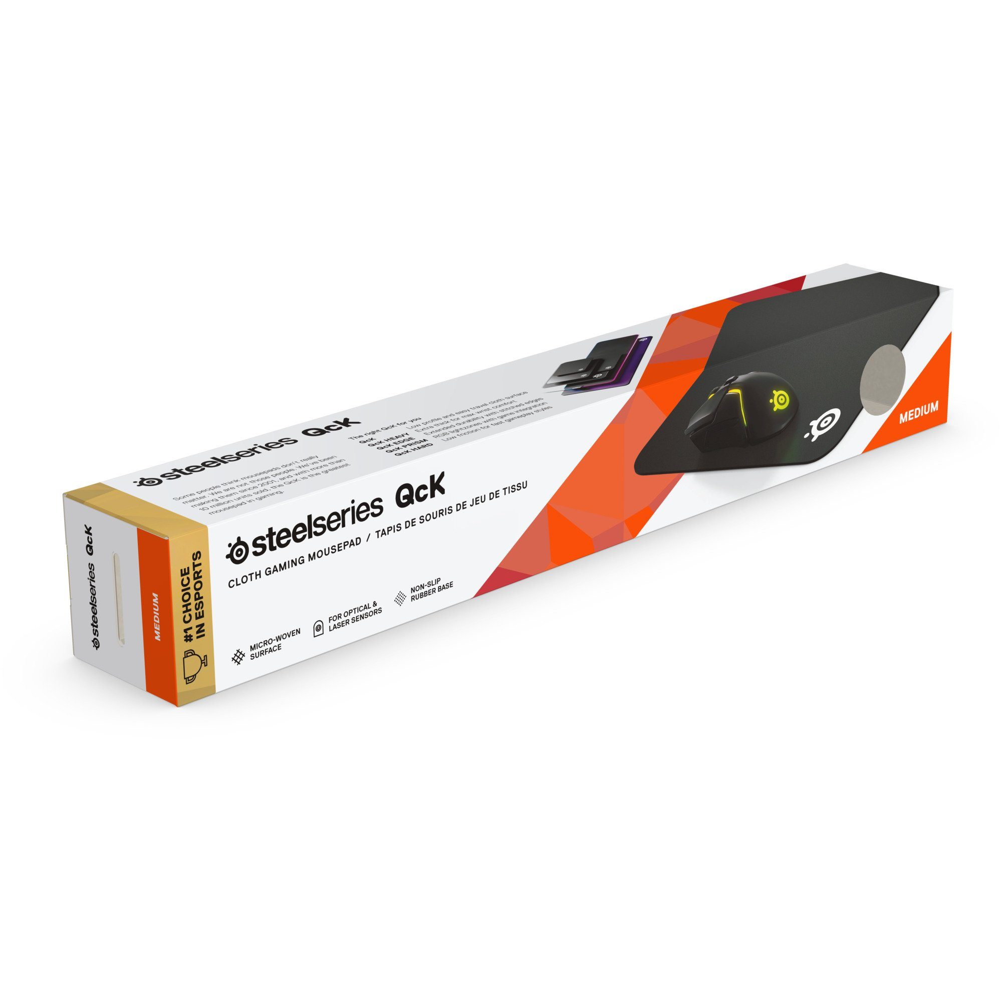 SteelSeries Gaming Mauspad SteelSeries QcK, Gaming-Mauspad