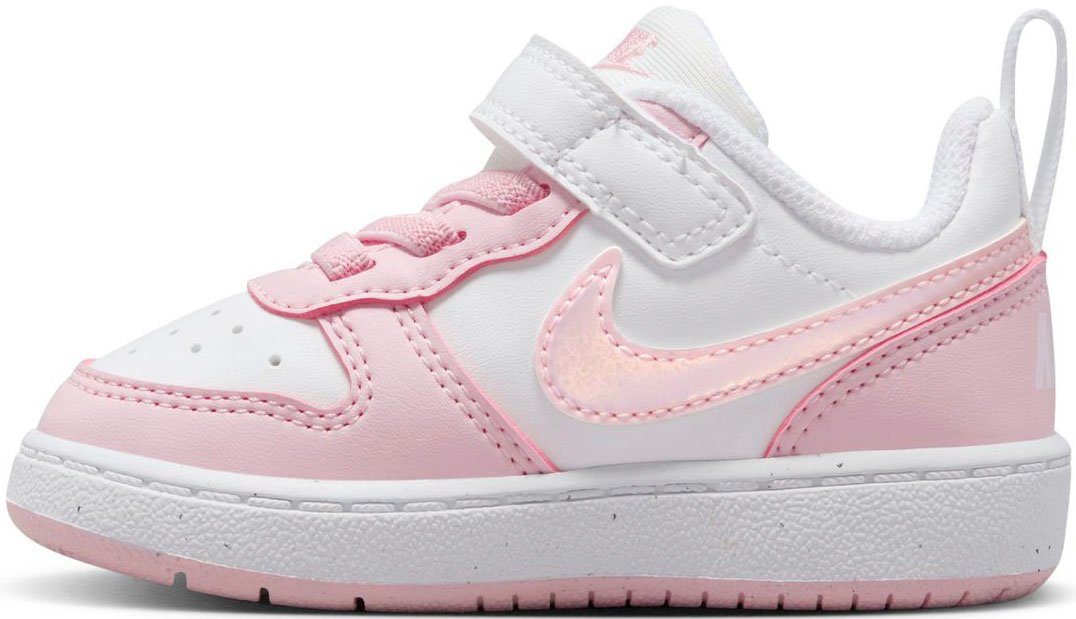 Nike Sportswear white/pink Sneaker Borough Low Court (TD) Recraft