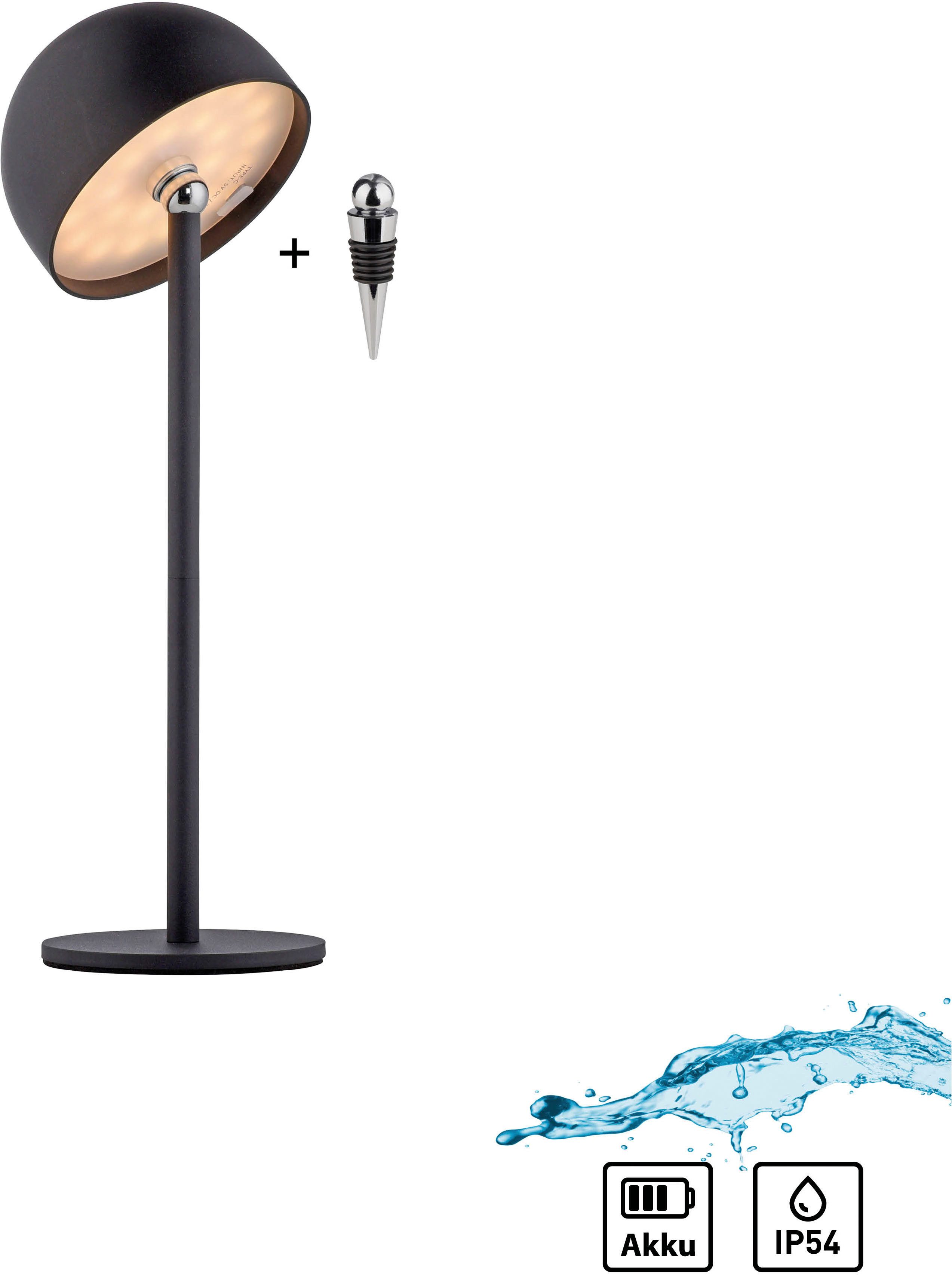 my home Tischleuchte Akku Tischleuchte Hesper Indoor Outdoor, magnetischer günstig online kaufen