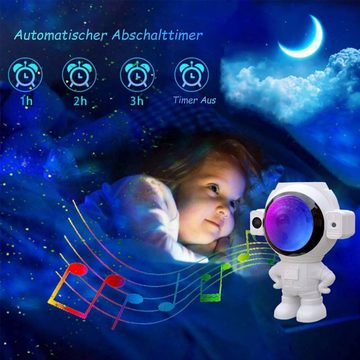 LANOR Smart Starlight Projector,LED-Astronaut mit Fernbedienung und Timer LED-Beamer (Bluetooth-fähig,um den Sternenhimmel zu genießen und Musik zu hören)