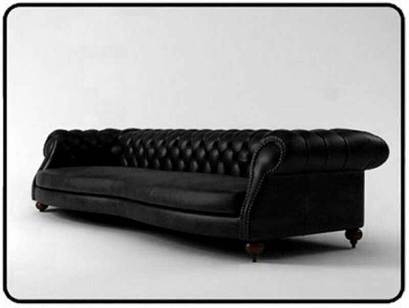 JVmoebel Chesterfield-Sofa LEDERSOFA XXL DESIGN CHESTERFIELD BIG SOFA VINTAGE 2,50/3,0 m