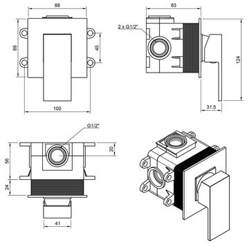 PaulGurkes Bidetarmatur PGSETBIDETE4