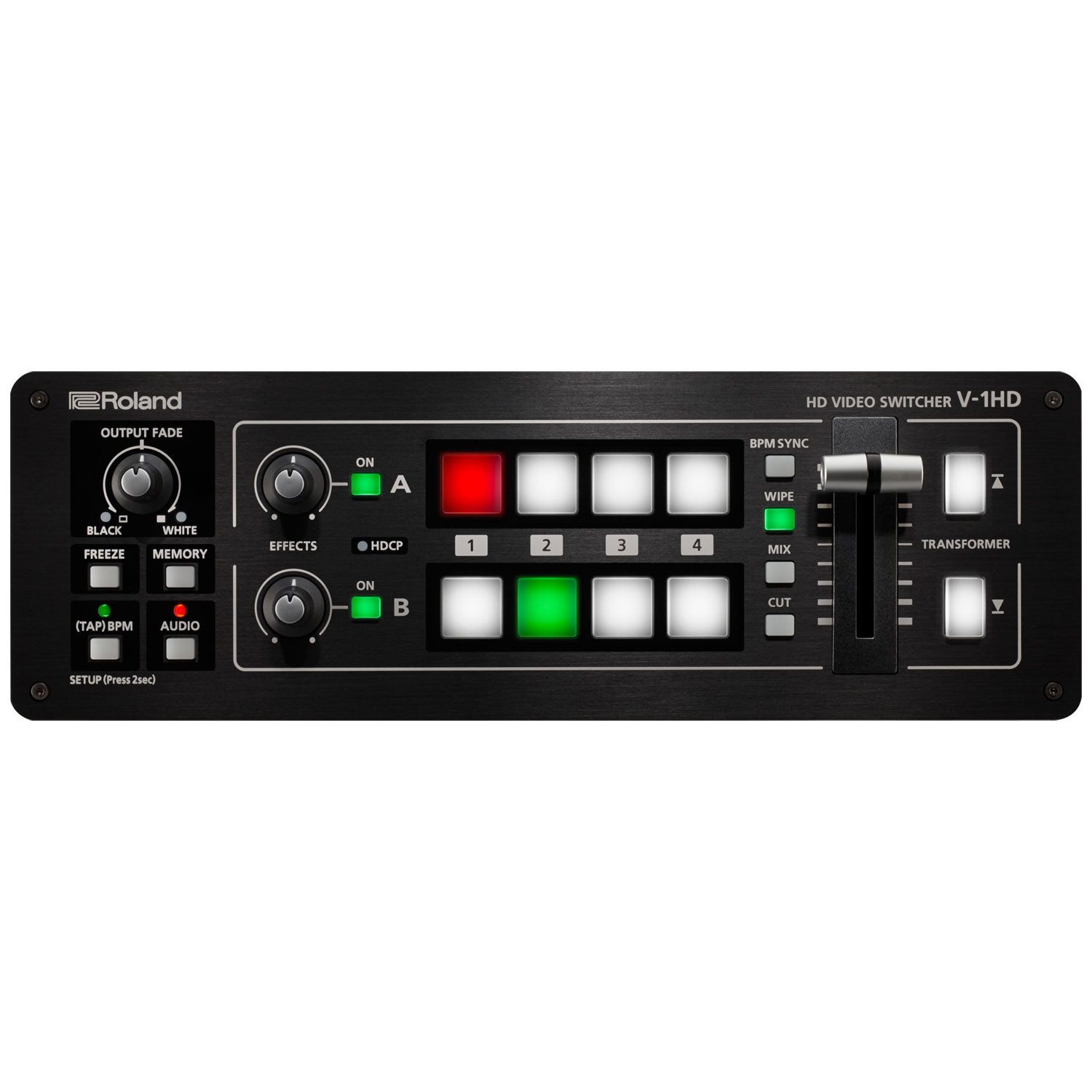 Roland Audio Roland HDMI-Video-Switcher V-1HD Digitales Aufnahmegerät (Kompakter, tragbarer HD-Switcher)