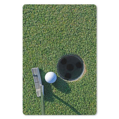 MuchoWow Mauspad Ein Putter ist ein Schlag beim Golf (1-St), Gaming, Mousepad, Büro, 18x27 cm, Mausunterlage