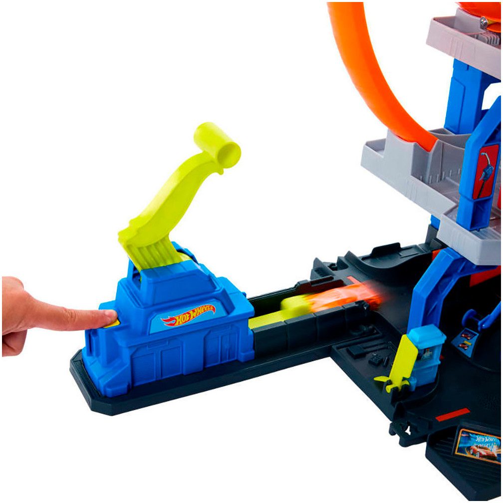 Hot Wheels Spiel-Parkgarage City Mega Looping Garage