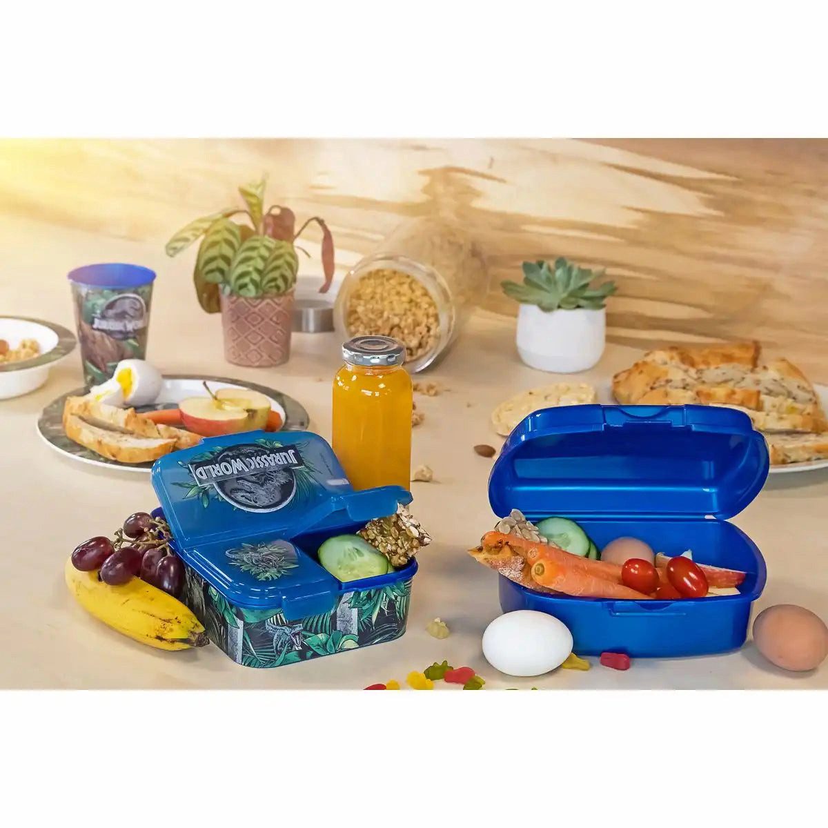 p:os Lunchbox Jurassic World Brotdose Urban - Dino Lunchbox für Kinder
