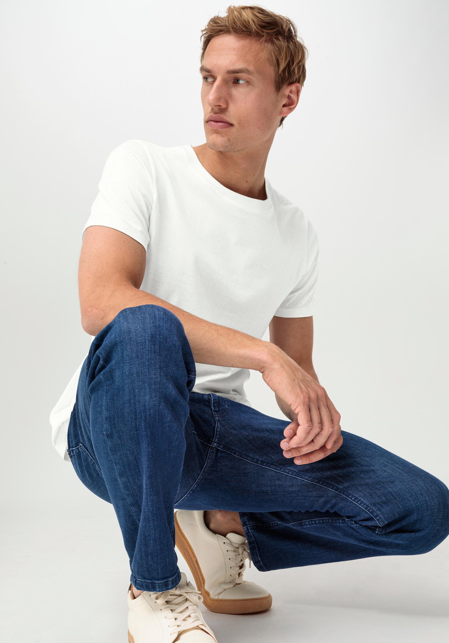 Fit (1-tlg) aus 5-Pocket-Jeans Bio-Denim Hessnatur Slim Jasper