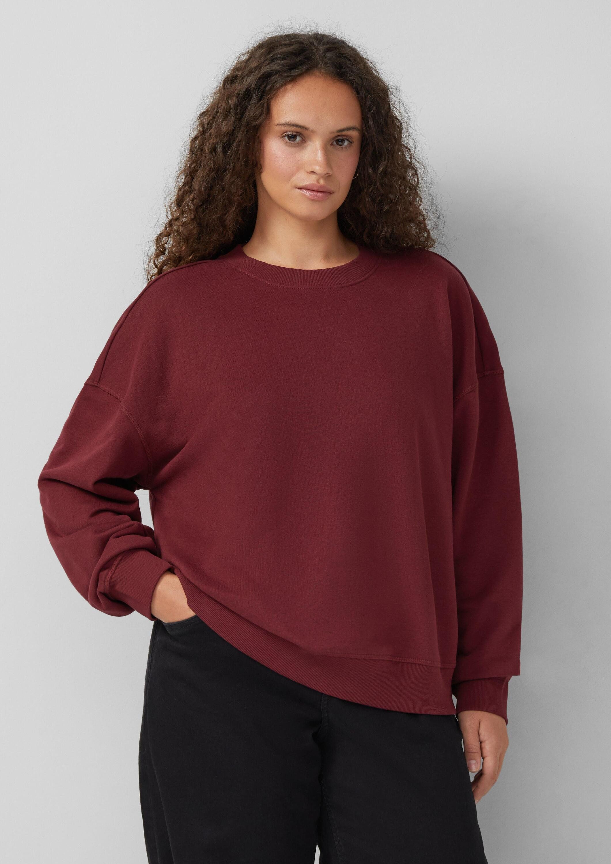 QS Sweatshirt Sweatshirt Sweatshirt im Boxy Fit günstig online kaufen