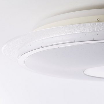 Lightbox LED Deckenleuchte, CCT - über Fernbedienung, LED fest integriert, warmweiß - kaltweiß, RGB, LED Deckenlampe, Ø 57 cm, 32 W, 3400 lm, 3000-6500 K, CCT & RGB