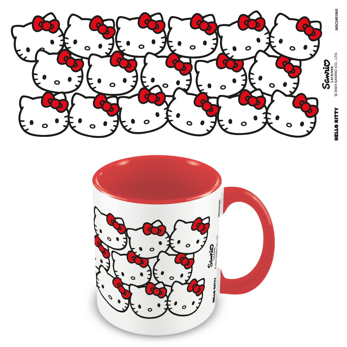 Tasse Hello Kitty - Many Kitten Red - Tasse