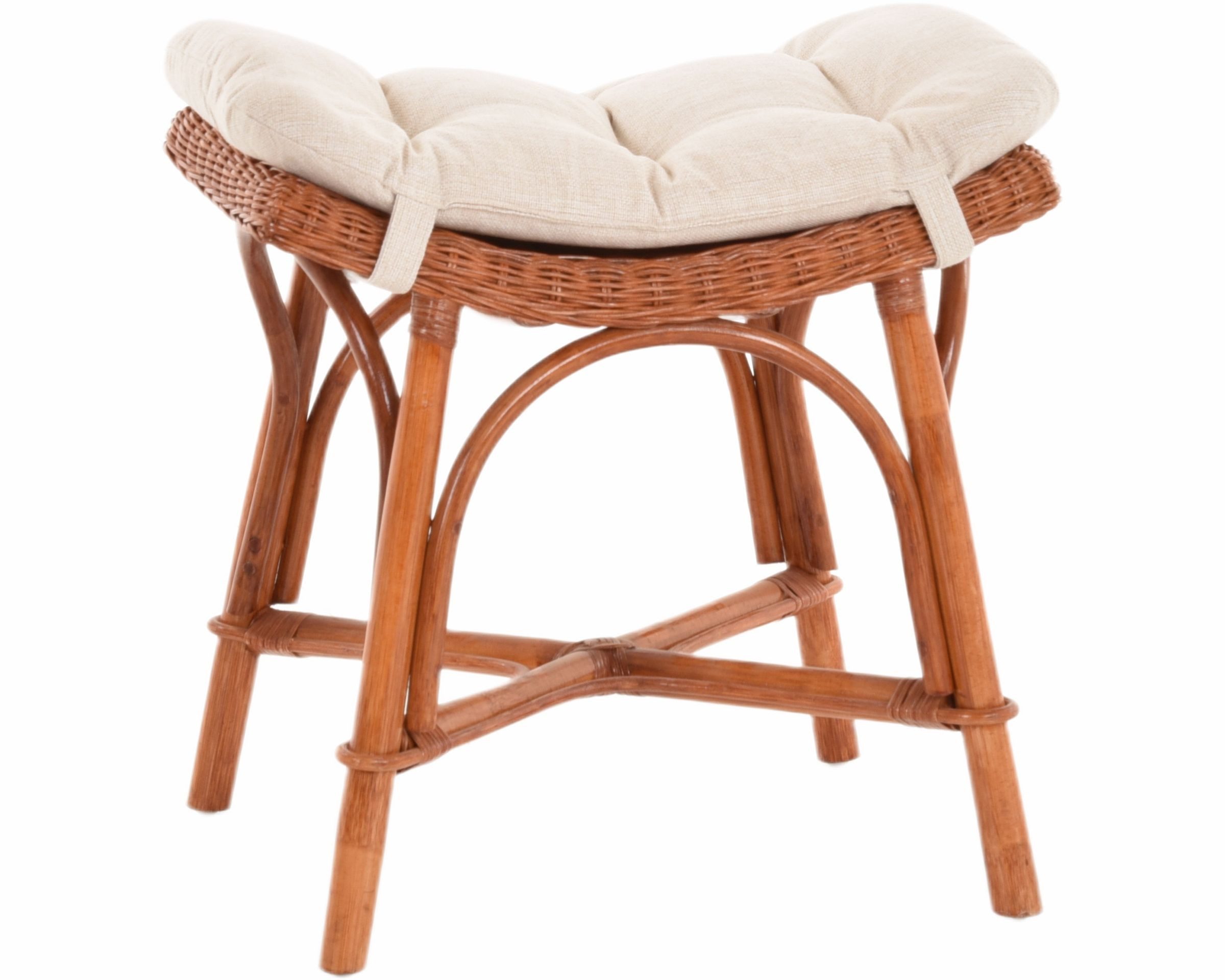 Krines Home Sitzhocker Fußhocker mit geschwungener günstig online kaufen