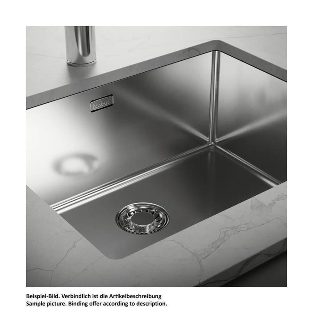 Naber Edelstahlspüle Corno Piu PFU4 Edelstahl, 54/44 cm