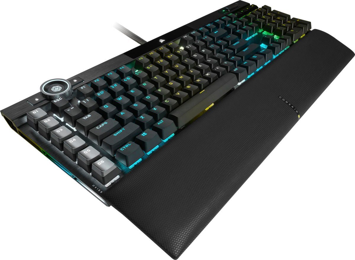 RGB Corsair Gaming-Tastatur schwarz K100 Corsair