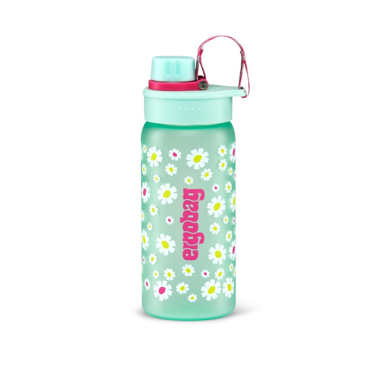 ergobag Trinkflasche BPA-freiem Tritan Blümchen Tritan,